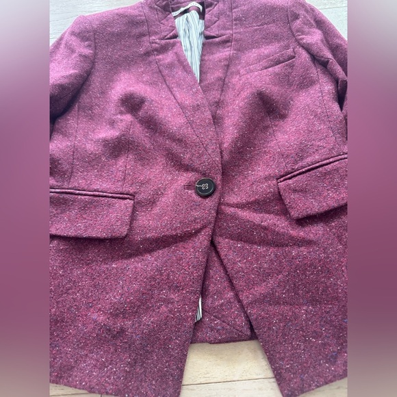 Veronica Beard Farley Dickey Jacket Blazer Berry Size 2 - Picture 12 of 12